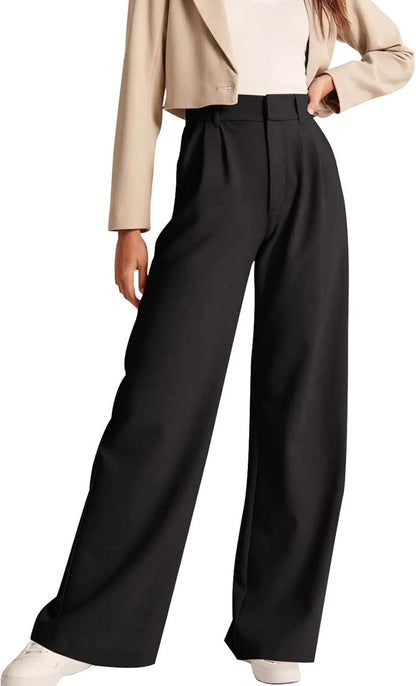 High-Waisted Work Pants for Women – Business Casual Office Trousers with Pockets (2026 Edition)