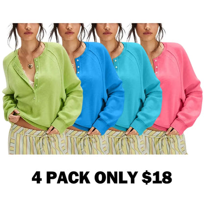 Women's Long Sleeve Knitting Sweater Tops