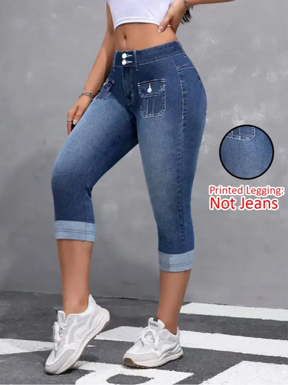Women's Tight Fit Seven-Quarter Pants