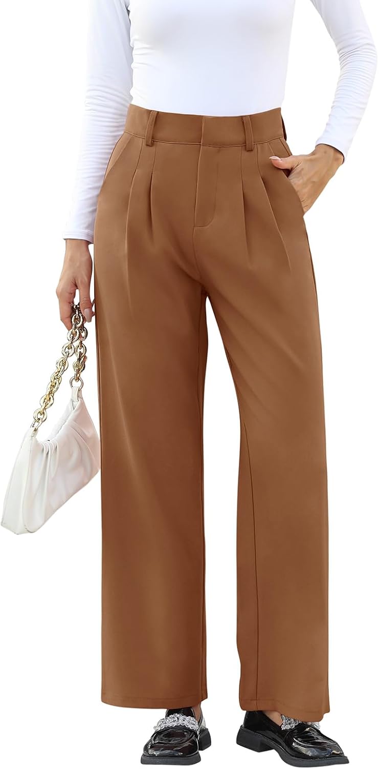 High-Waisted Work Pants for Women – Business Casual Office Trousers with Pockets (2026 Edition)