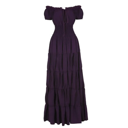 Women Medieval Irish Under Dress Retro Gown