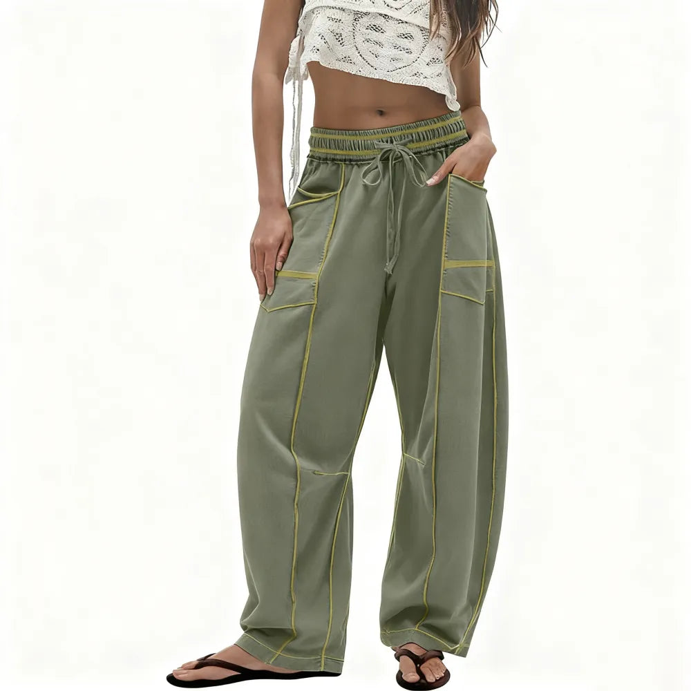 Wide Leg Drawstring Sweatpants
