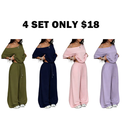 2pcs/Set Women's Minimalist Basic Daily Wear