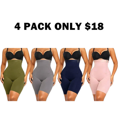 Shaping High-Rise Shorts Tummy Tucking Butt Lift