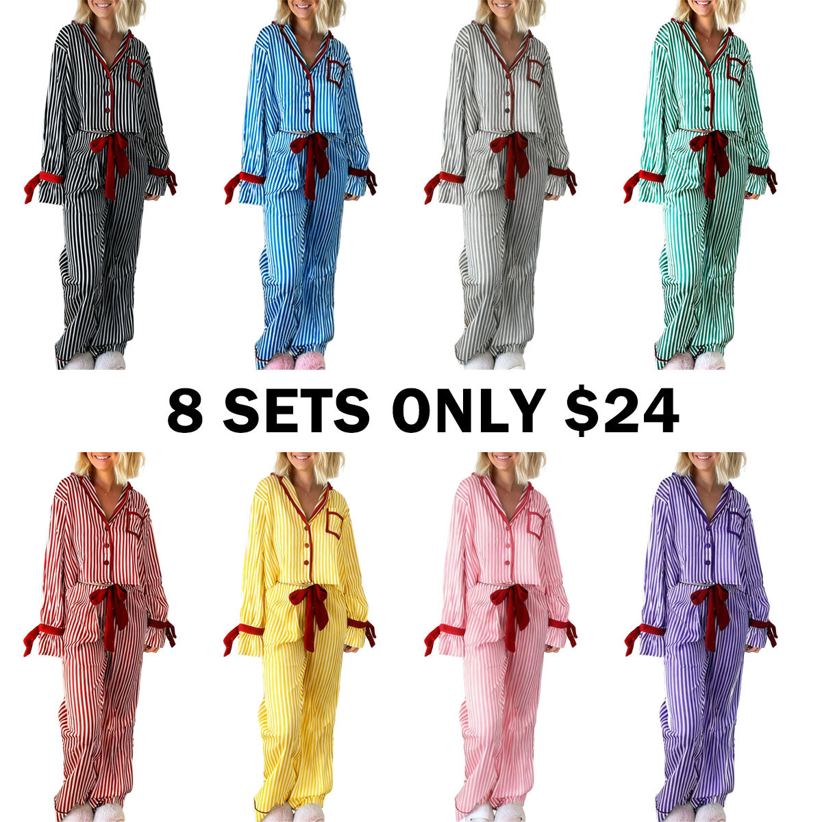 Striped Pajama Set
