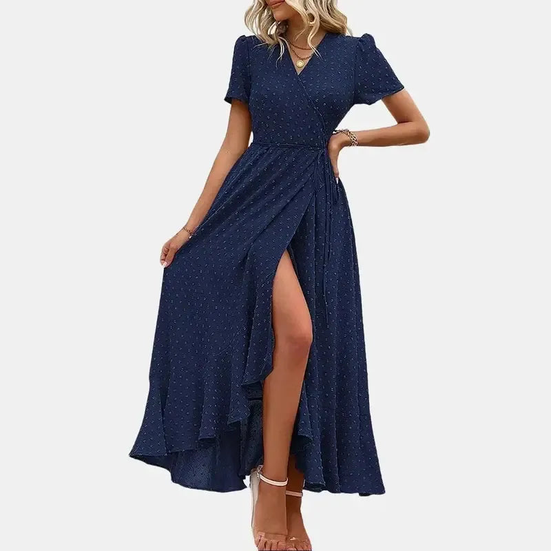 Women's Summer Wrap Maxi Dress