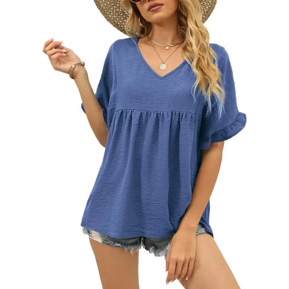 Babydoll Loose Fit Peplum Tops