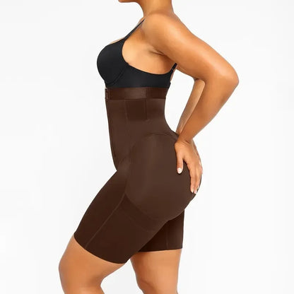 Shaping High-Rise Shorts Tummy Tucking Butt Lift
