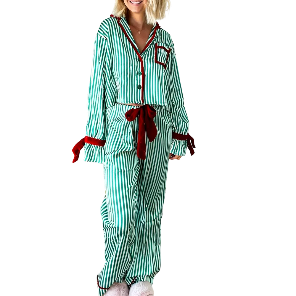 Striped Pajama Set