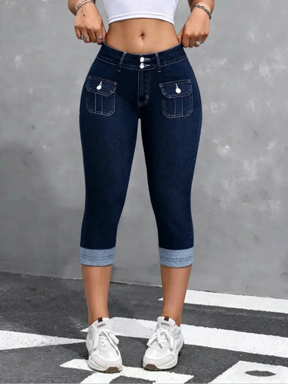 Women's Tight Fit Seven-Quarter Pants