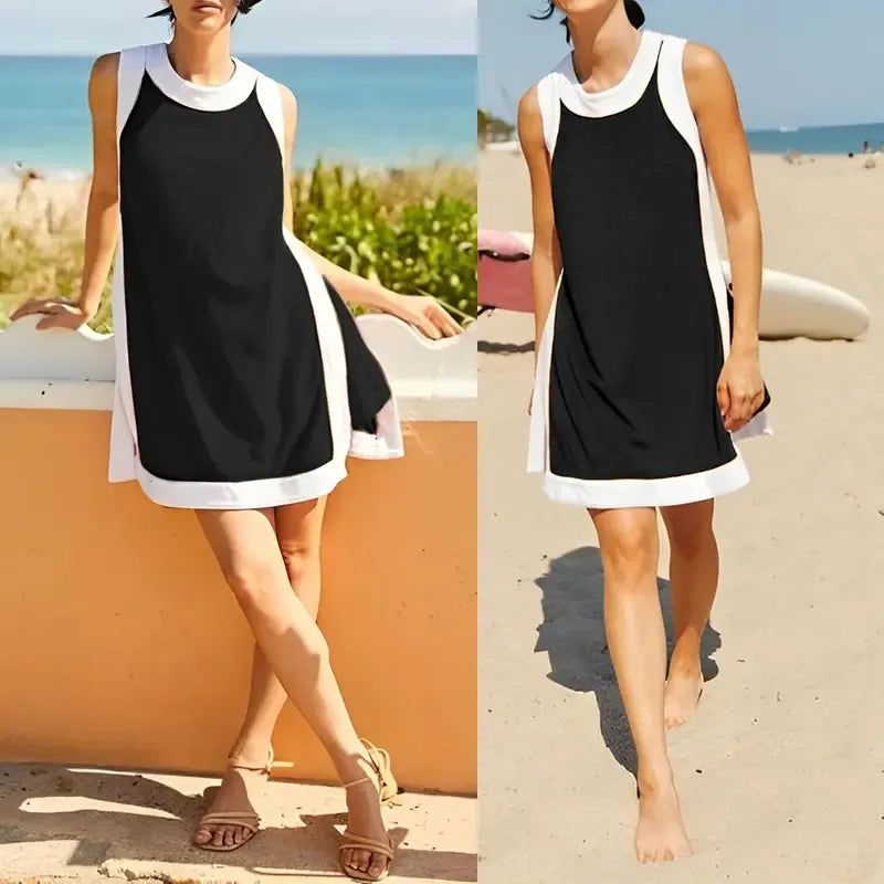 Women's Casual Color Block Two Piece Sets