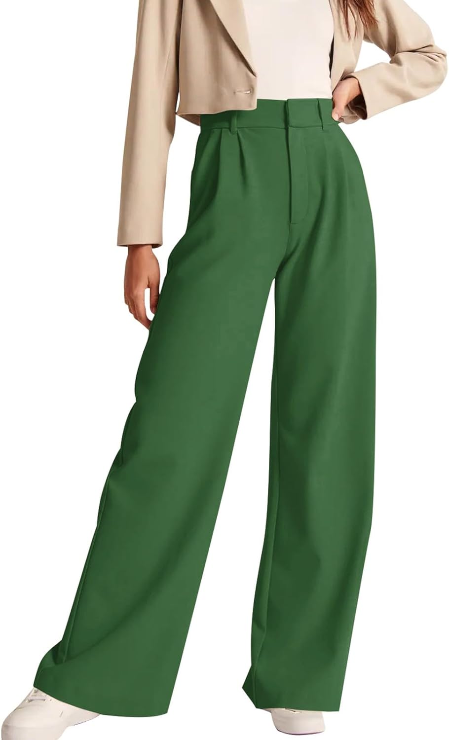High-Waisted Work Pants for Women – Business Casual Office Trousers with Pockets (2026 Edition)