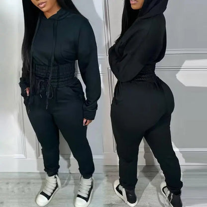 2 Piece Outfits Lounge Hoodie