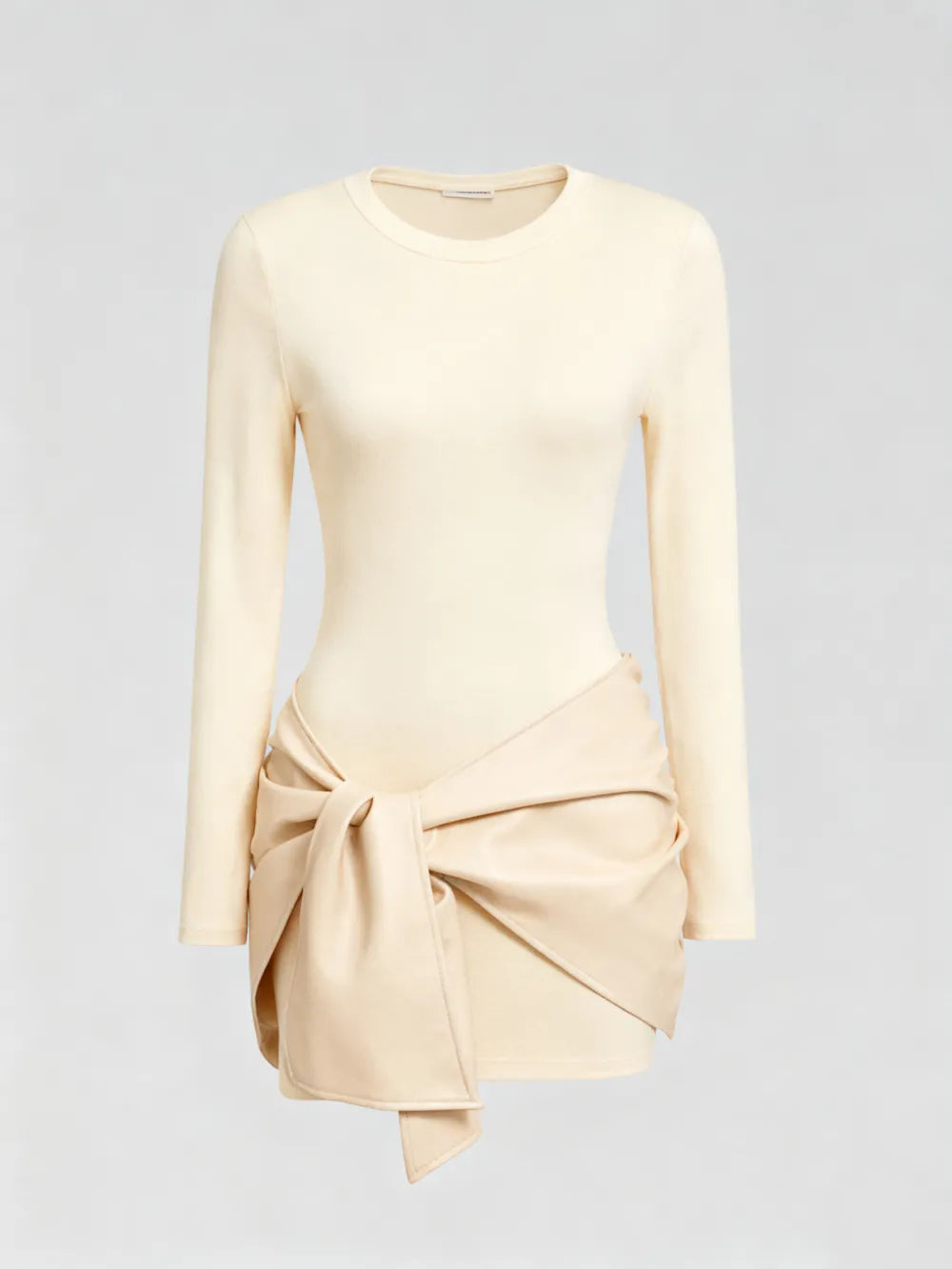 Women's Patchwork Knot Side Dress