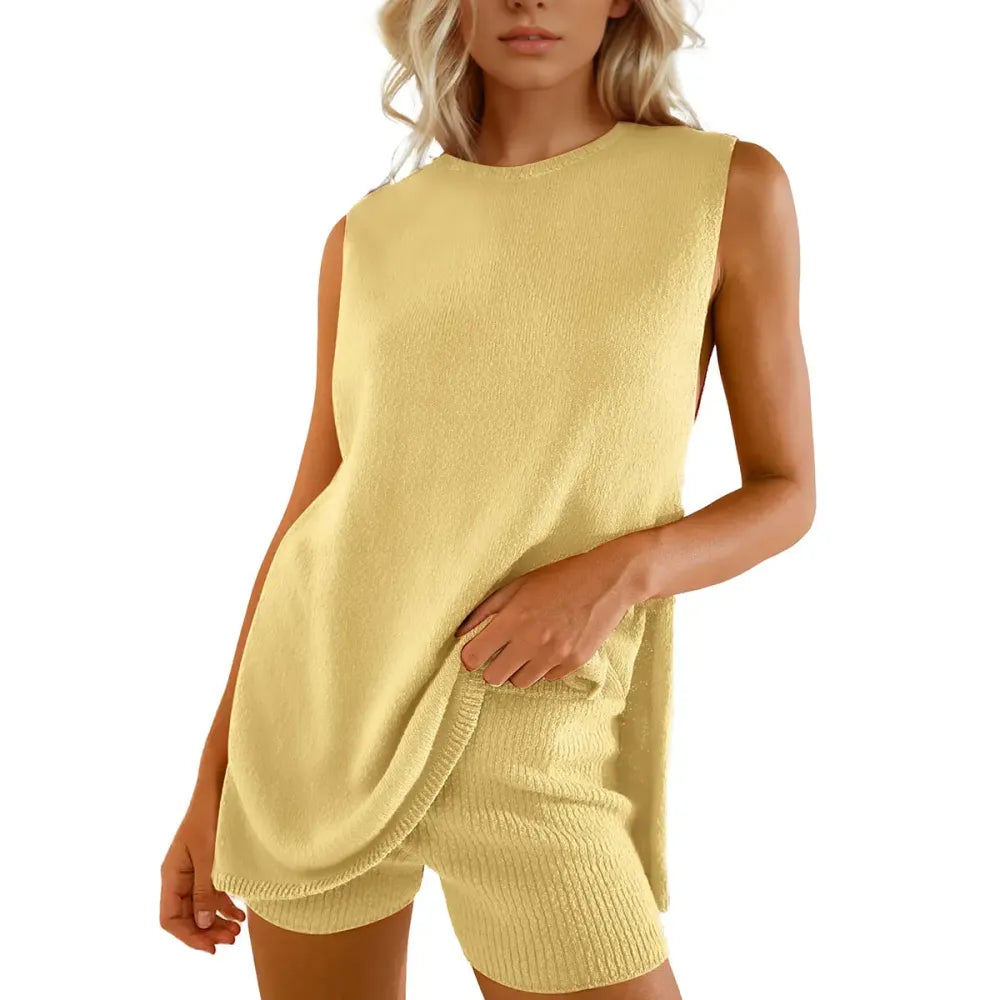 Women's 2 Piece Summer Knit Sweater Set