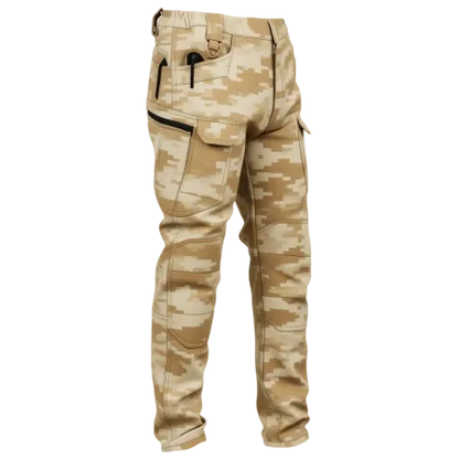 Men's Windproof Fleece-Lined Tactical Pants