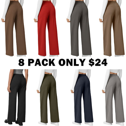 Flex DayStretch High Waisted Pocket Straight Leg Work Pants