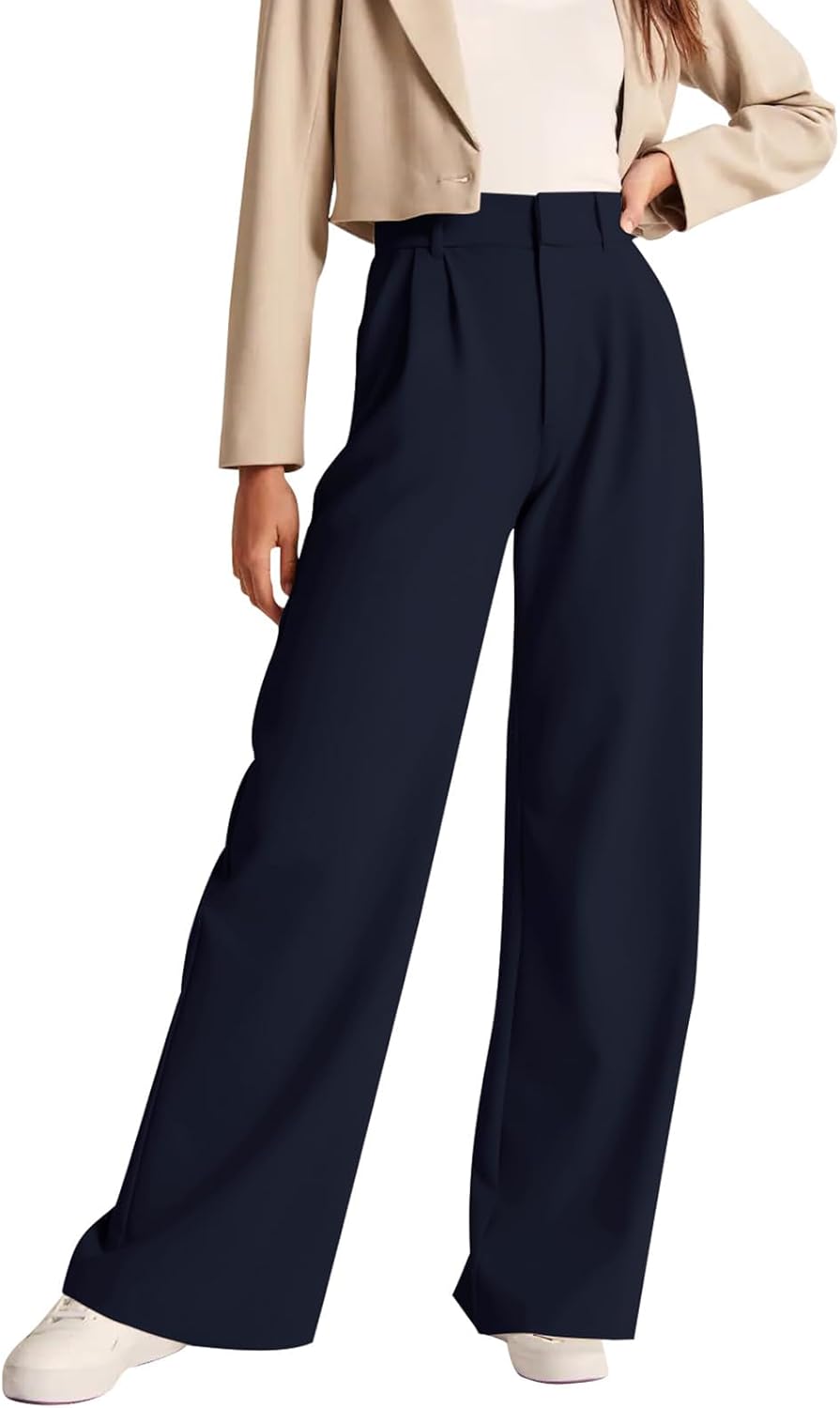 High-Waisted Work Pants for Women – Business Casual Office Trousers with Pockets (2026 Edition)