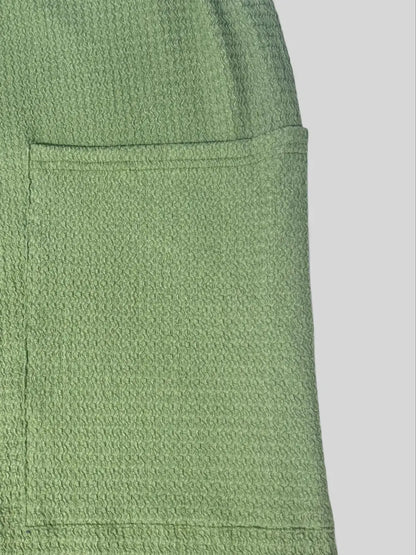 【Plus Size】 Solid Color Pocket Jumpsuit