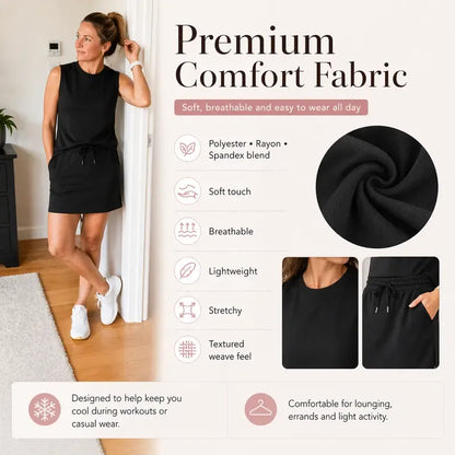Two Piece Tennis Skirt Sets