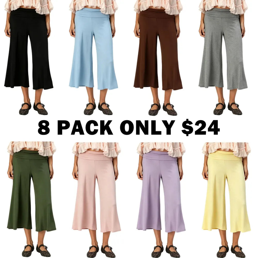 Women‘s Low Rise Gaucho Pants