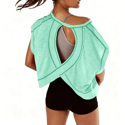 Women’s Open Back Workout Tops