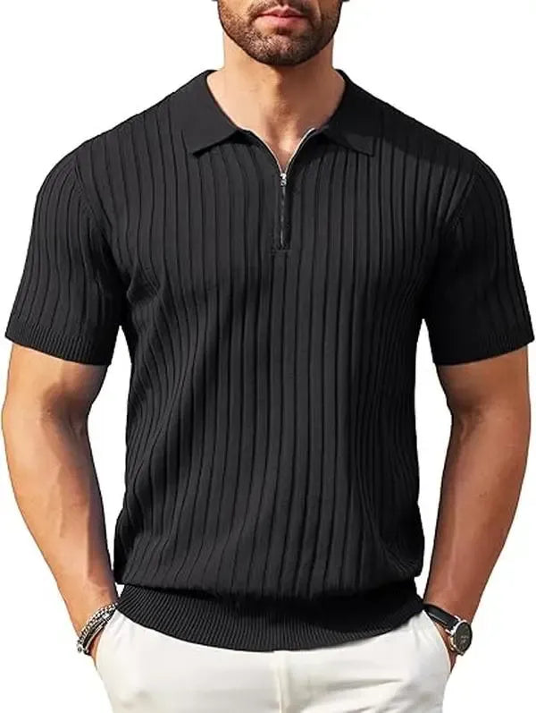 🔥2026 Flash Sale🔥Men's Zipper Polo Shirts