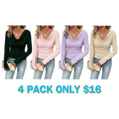 Women's Slim-Fit Long Sleeve T-Shirt