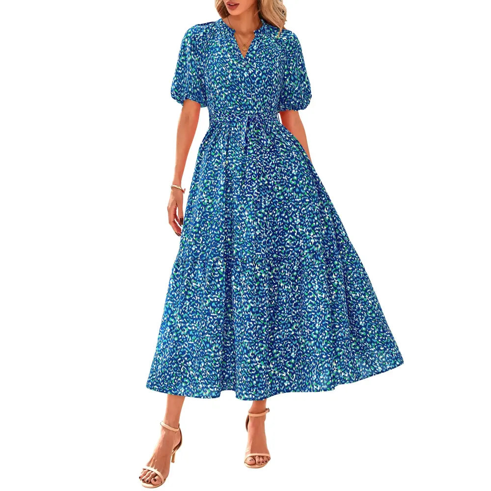 Women Summer Floral Maxi Dresses