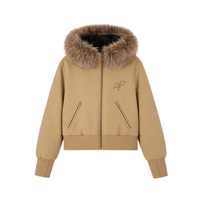 Winter Faux Fur Collar Jacket