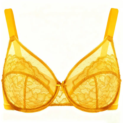 Enchante Floral Lace Plus Size Full Coverage Bra