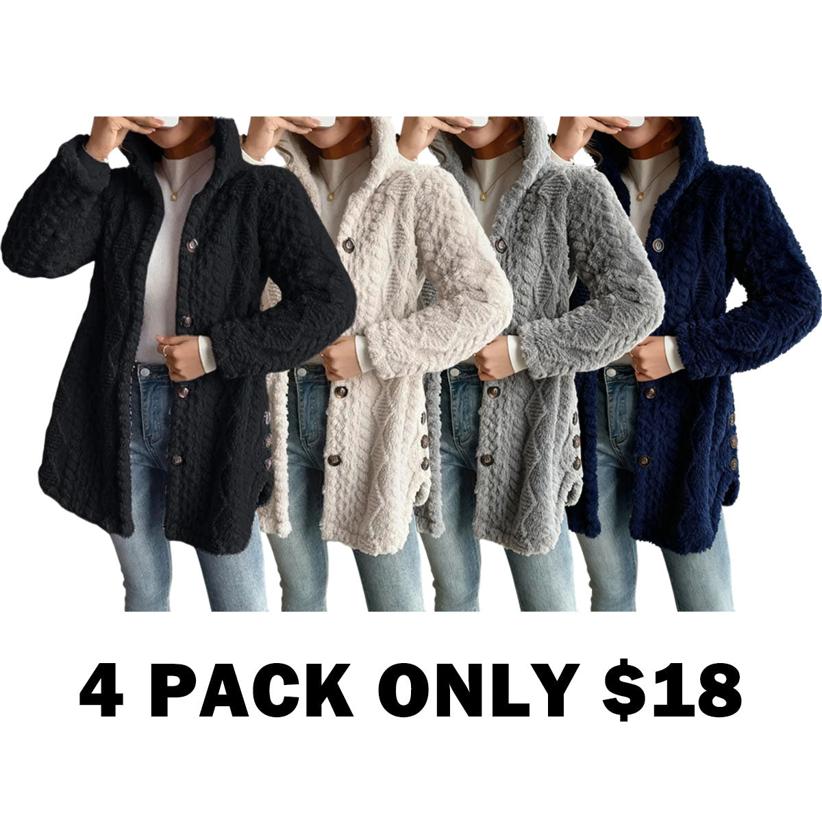 Women's Cardigan Long Sleeve Coat