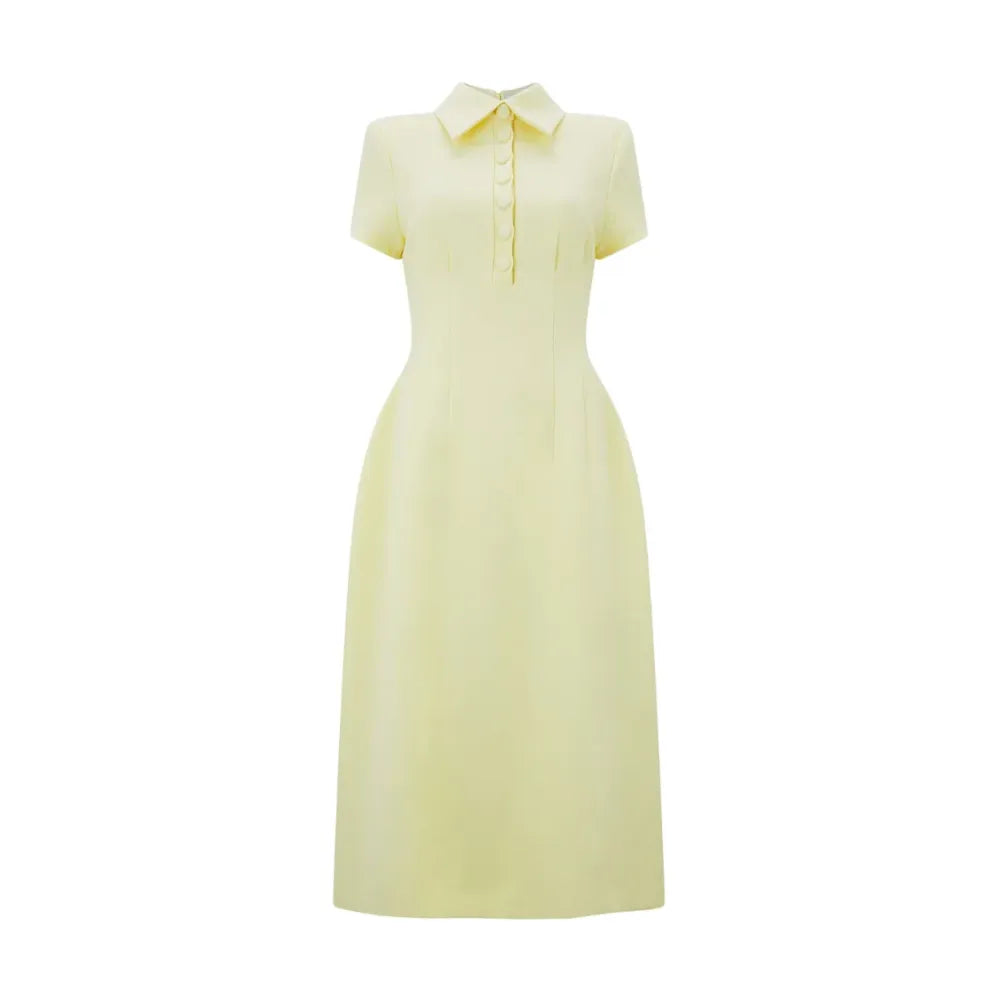 The Ultimate Muse Collared Midi Dress