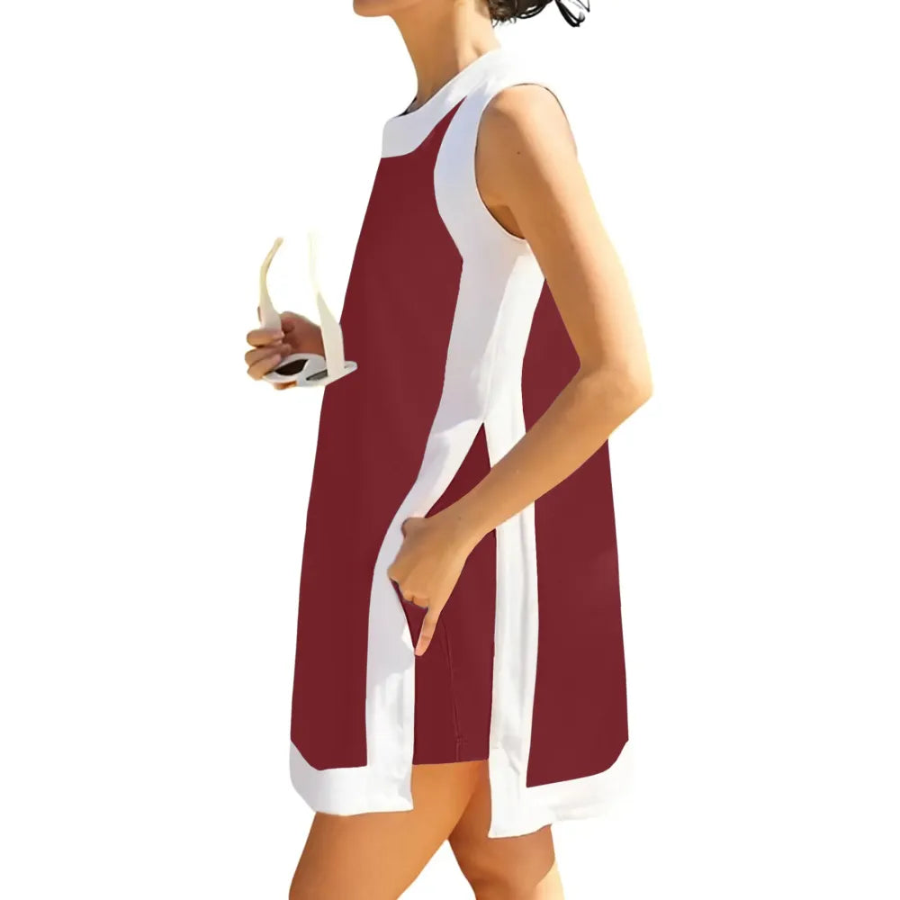 Women's Casual Color Block Two Piece Sets