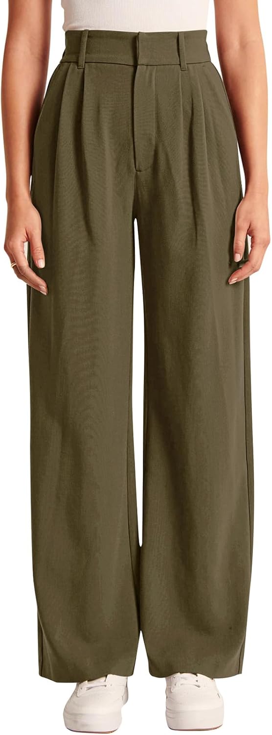 High-Waisted Work Pants for Women – Business Casual Office Trousers with Pockets (2026 Edition)