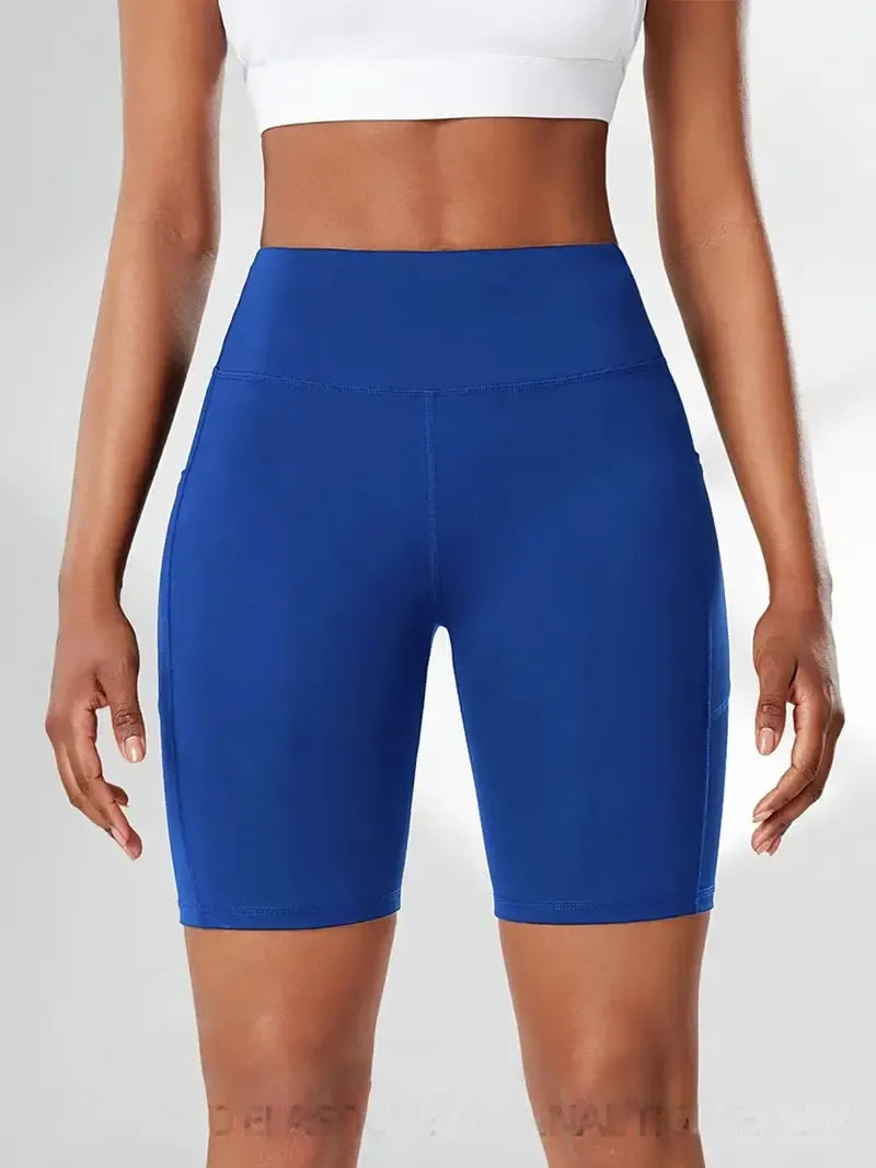 High Waist Athletic Yoga Shorts