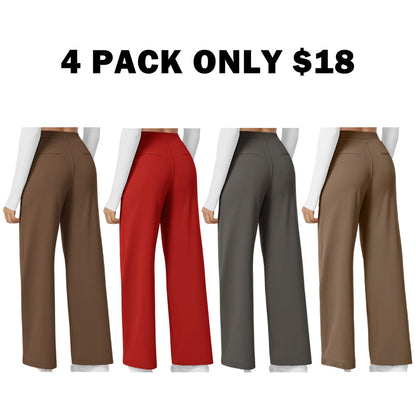 Flex DayStretch High Waisted Pocket Straight Leg Work Pants