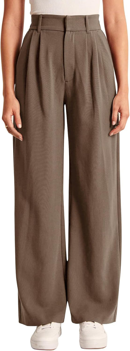 High-Waisted Work Pants for Women – Business Casual Office Trousers with Pockets (2026 Edition)