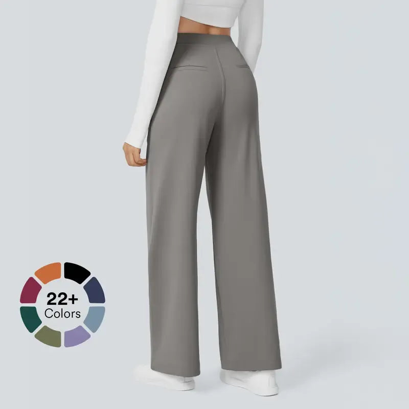 Flex DayStretch High Waisted Pocket Straight Leg Work Pants