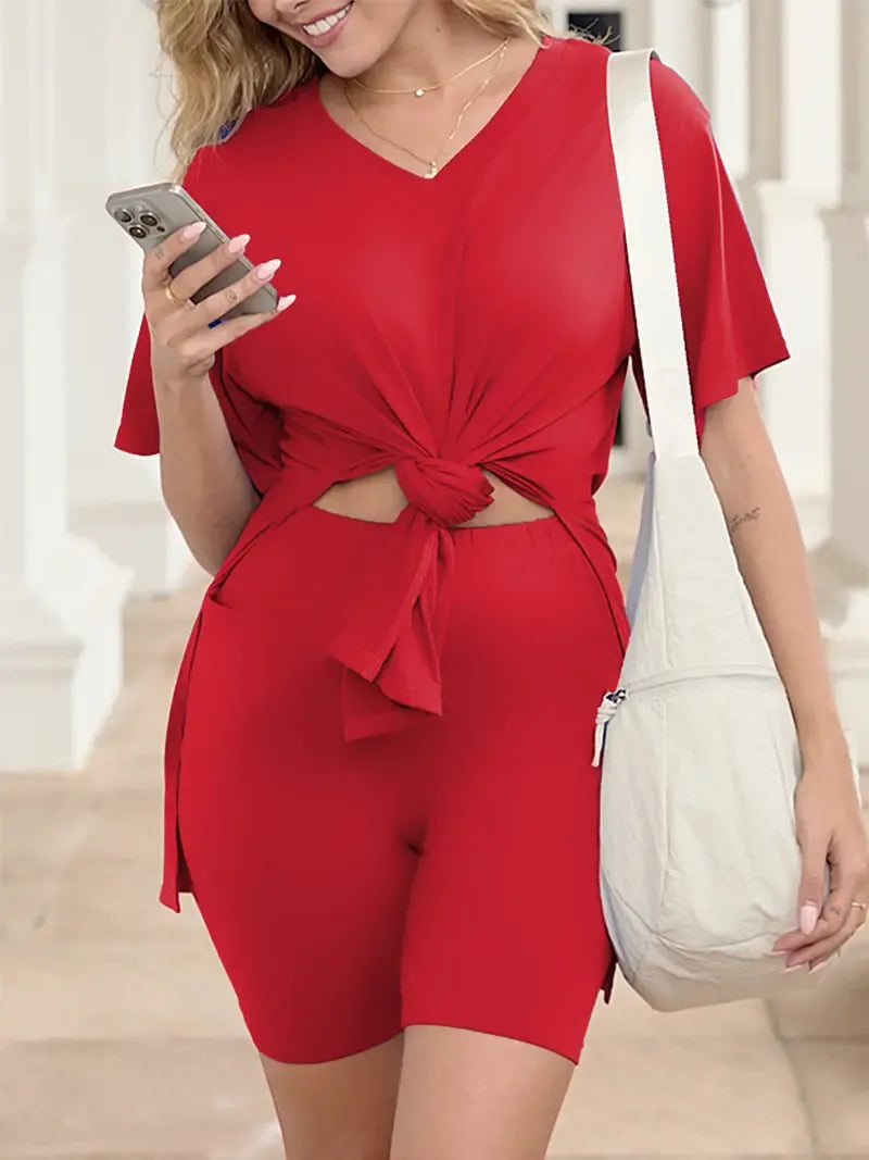 Plus Two Piece Outfits for Women With Pockets