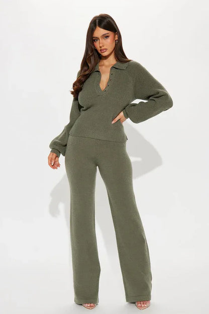 Sweater Pant Set