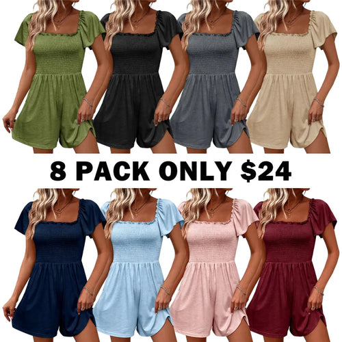 Women’s Summer Smocked Romper
