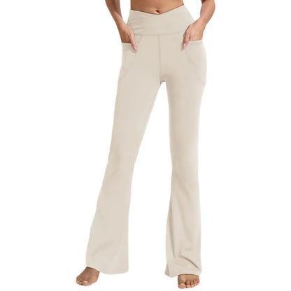 Women's High Waisted Flare Leggings
