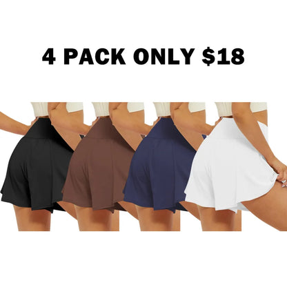 Flowy Running Shorts with Pockets