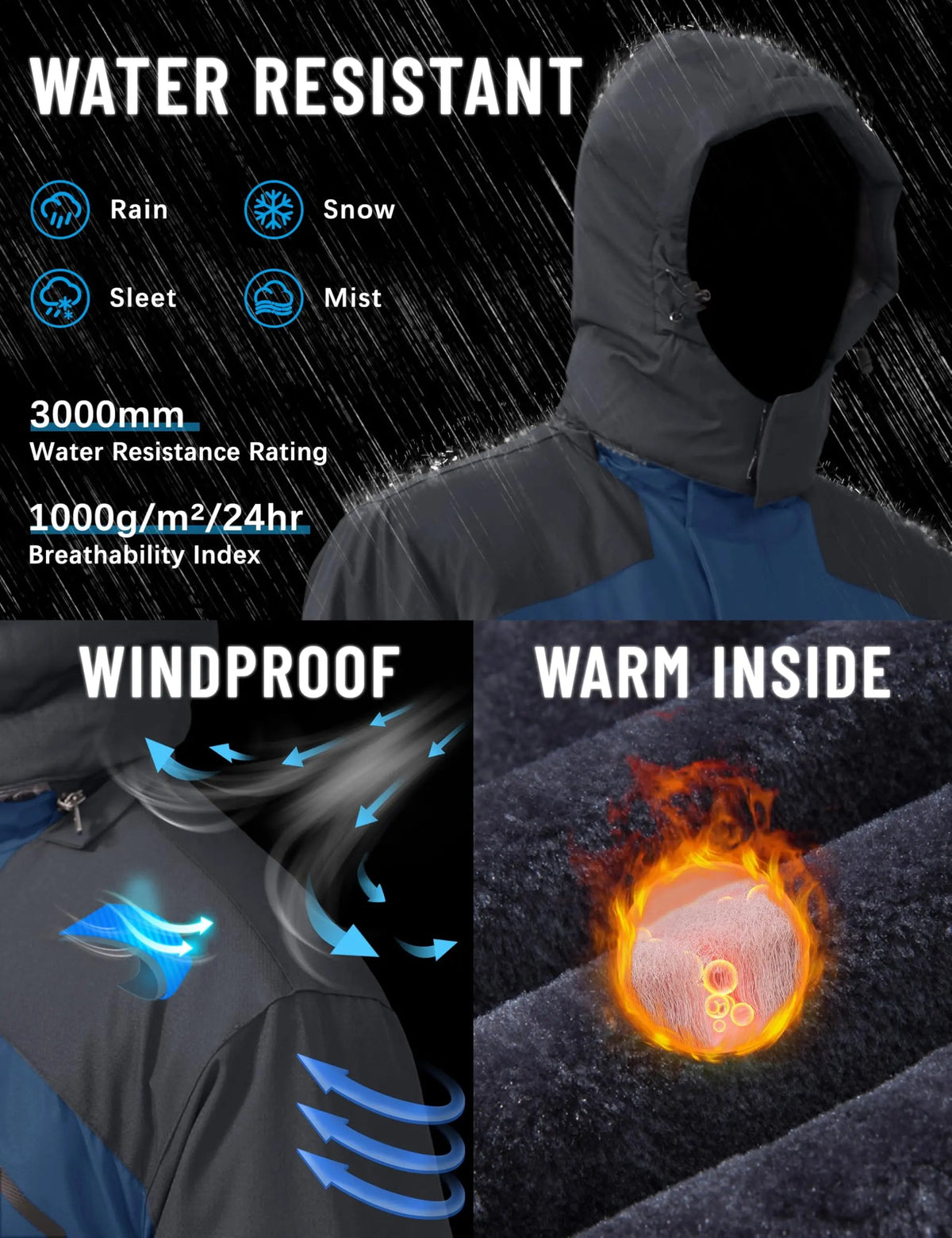 💝💝BESTSELLER | 6PCS $25.99 | Men's Fleece-Lined Outdoor Jacket