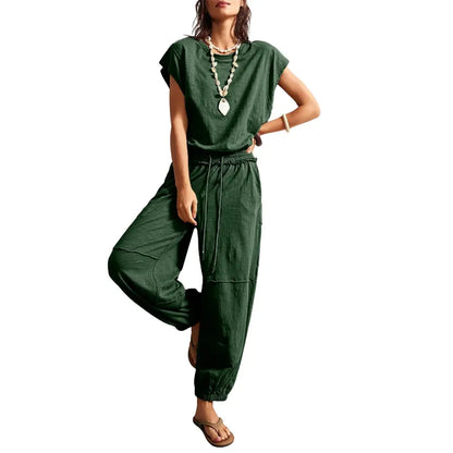 Women's Hollow Out Boho Jumpsuit