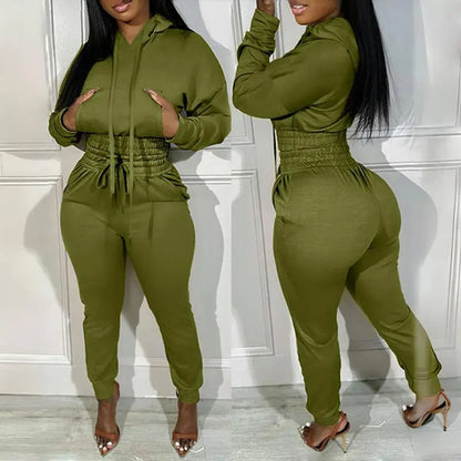 2 Piece Outfits Lounge Hoodie