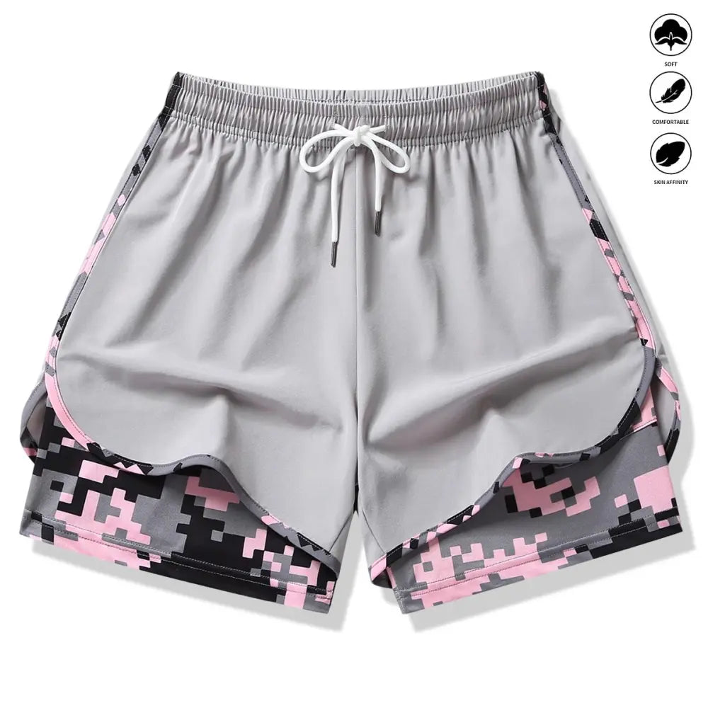 women’s casual athletic shorts with built-in liner
