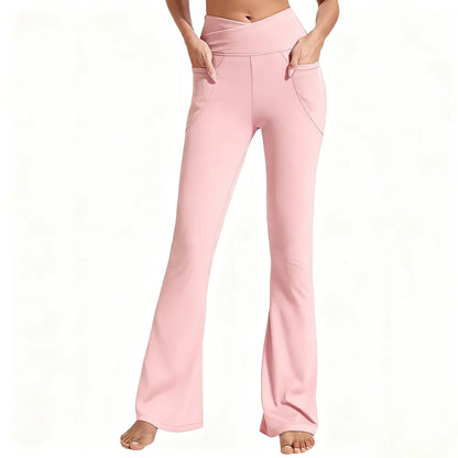 Women's High Waisted Flare Leggings