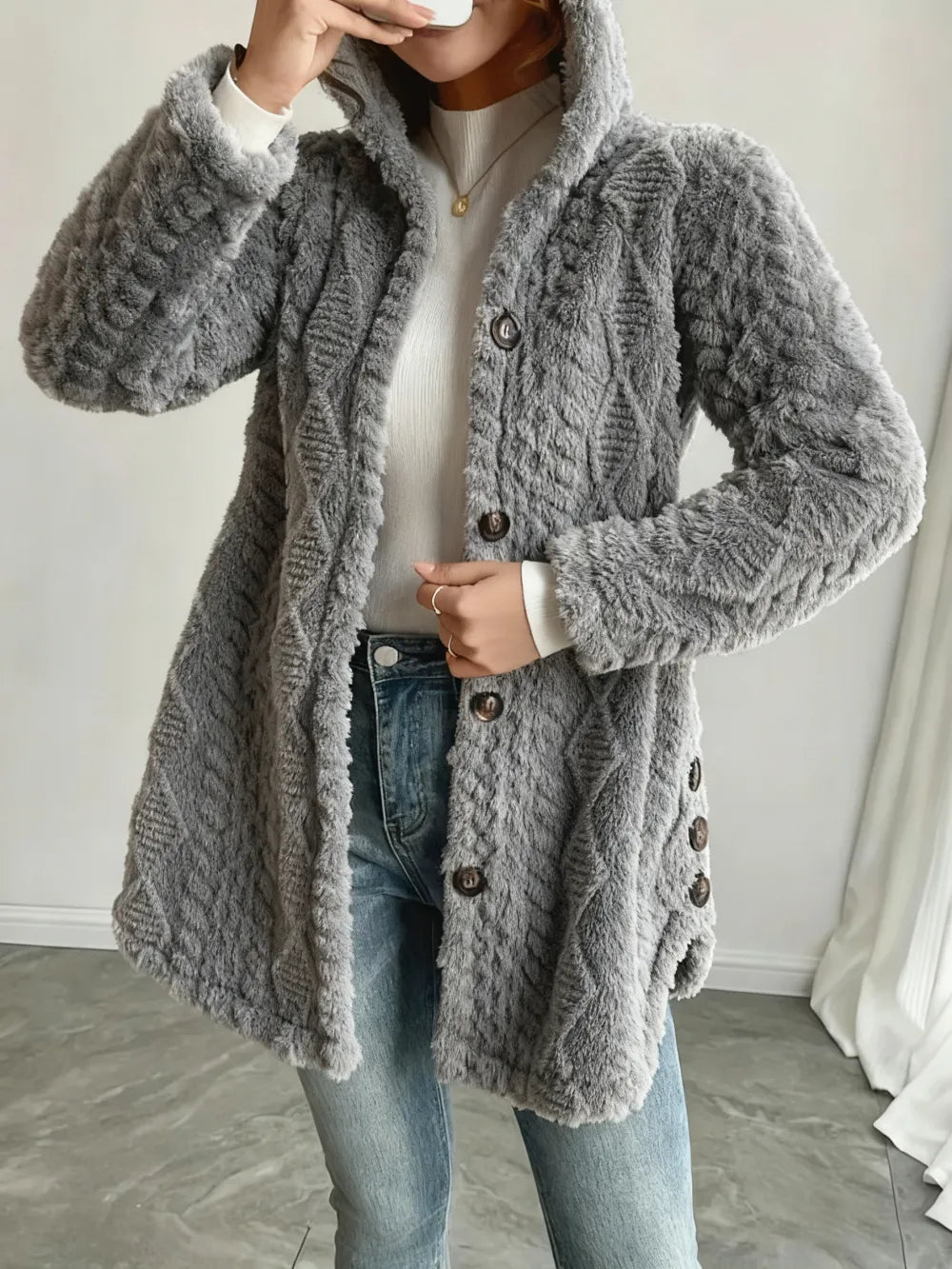 Women's Cardigan Long Sleeve Coat